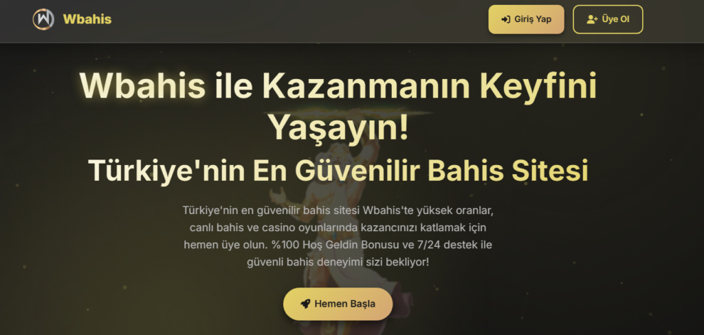 wbahis ile kazanmanın keyfini yaşayın